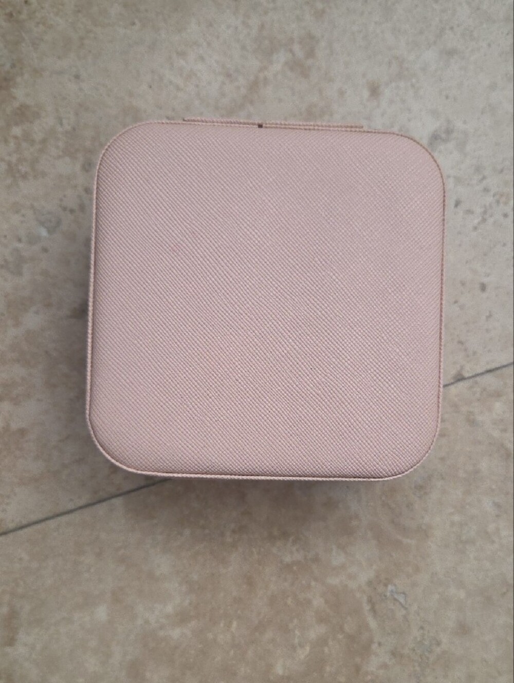 Pink Travel Jewelry Box with Ring Organizer - Picture 3 of 6